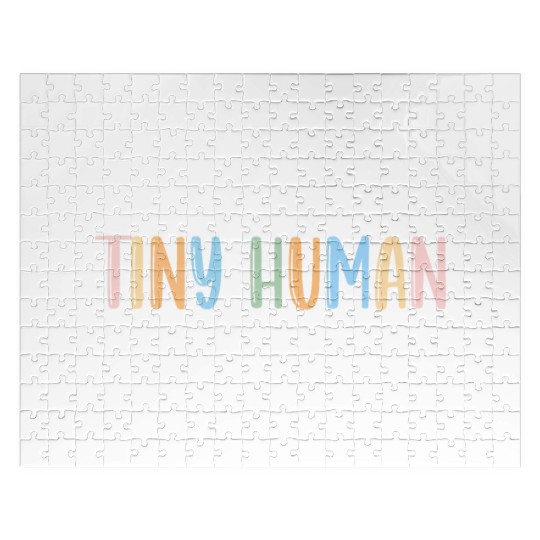 Tiny Human Tamer Kindergarten Teacher Preschool Jigsaw Puzzles