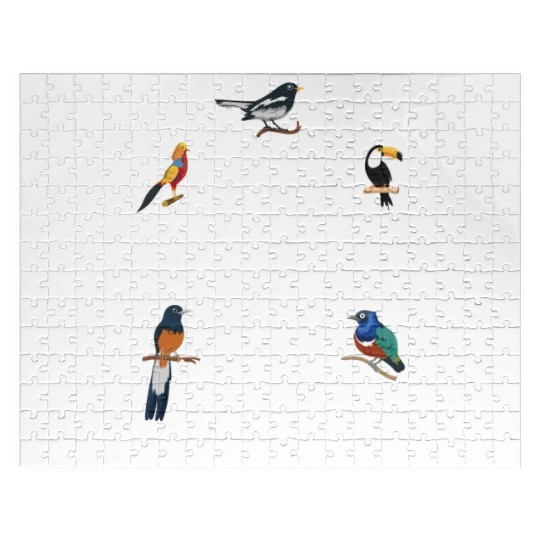 Sorry I'M Late I Saw A Bird Cute Bird Lover Jigsaw Puzzles