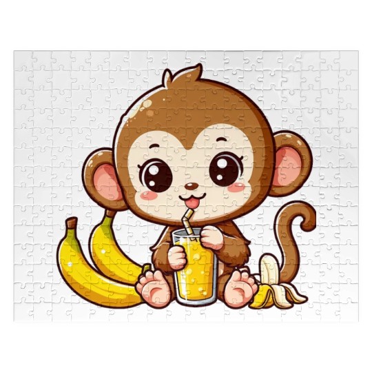 Monkey Business: Banana Juice Break Jigsaw Puzzles