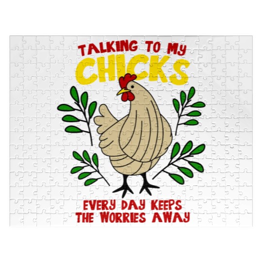 Poultry Chickens Chicken Farmer Jigsaw Puzzles