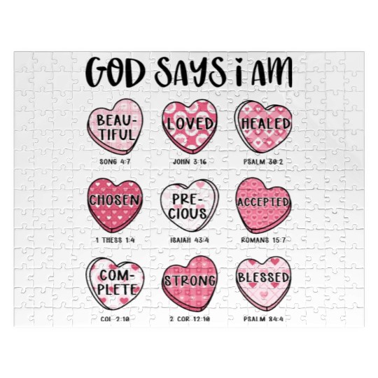 God says I am Precious Jigsaw Puzzles
