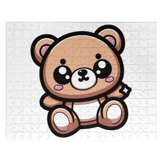 Cute Kawaii Teddy Bear 1 Jigsaw Puzzles
