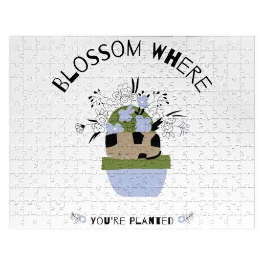 Blossom Where You're Planted Jigsaw Puzzles