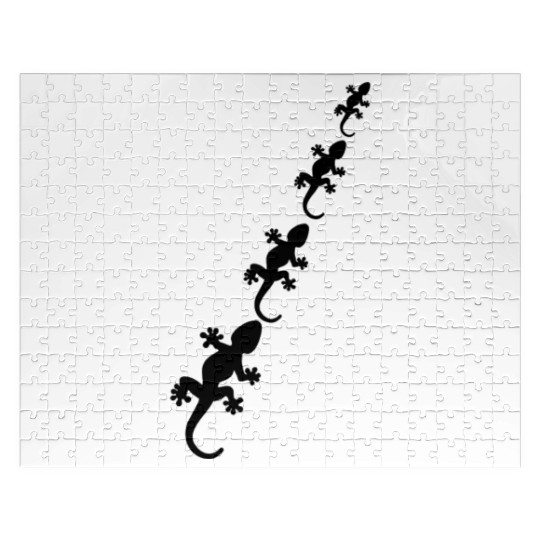 "Lizard Lounge: Embrace Reptilian Chic" Jigsaw Puzzles