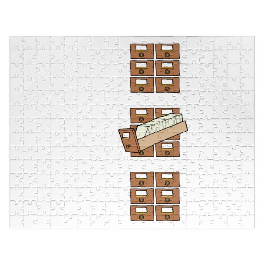 Librarian Jigsaw Puzzles, Old School Jigsaw Puzzles, Gift For Book