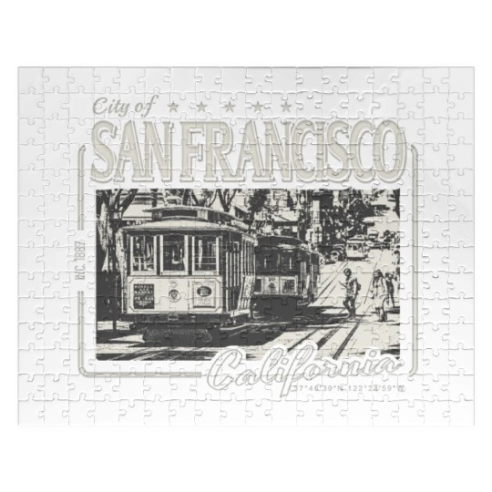 SAN FRANCISCO CALIFORNIA POWELL STREET Jigsaw Puzzles