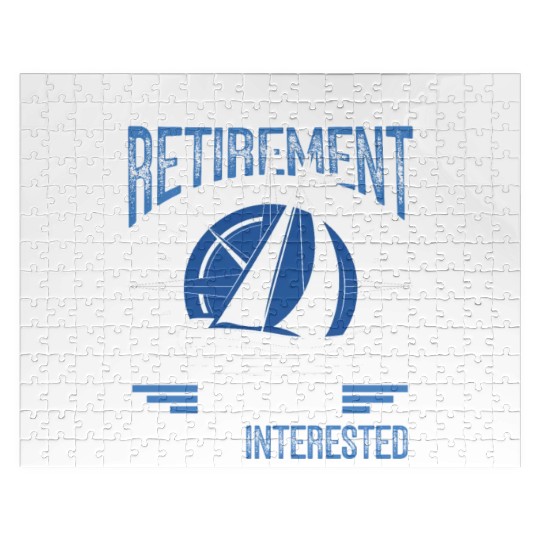 Funny sailing retirement Sailor Sailboat Jigsaw Puzzles