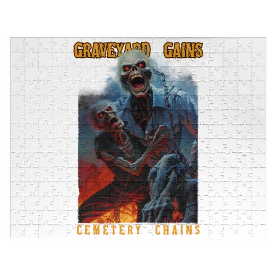Graveyard Gains Cemetery Chains Jigsaw Puzzles