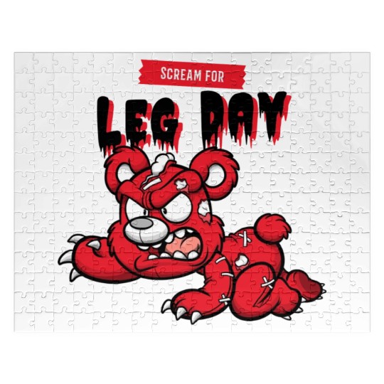 Scream for Leg Day Jigsaw Puzzles