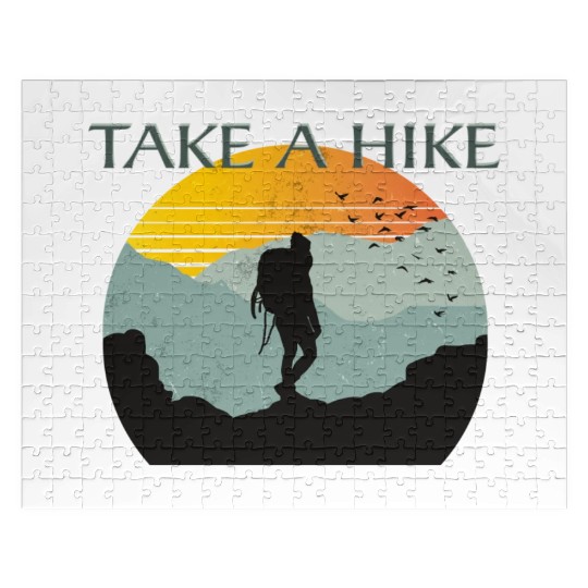 TAKE A HIKE Jigsaw Puzzles
