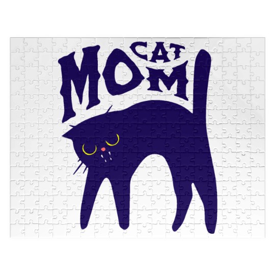 Cat Mom Jigsaw Puzzles