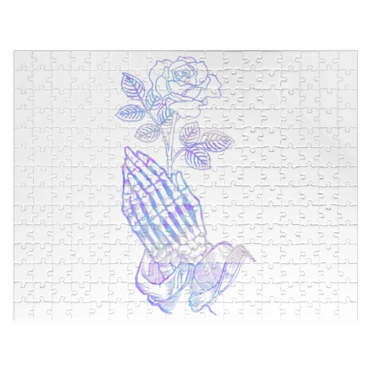 Blossoms of the Beyond Skeletal Embrace Jigsaw Puzzles