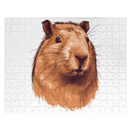 Capybara In Nature Jigsaw Puzzles