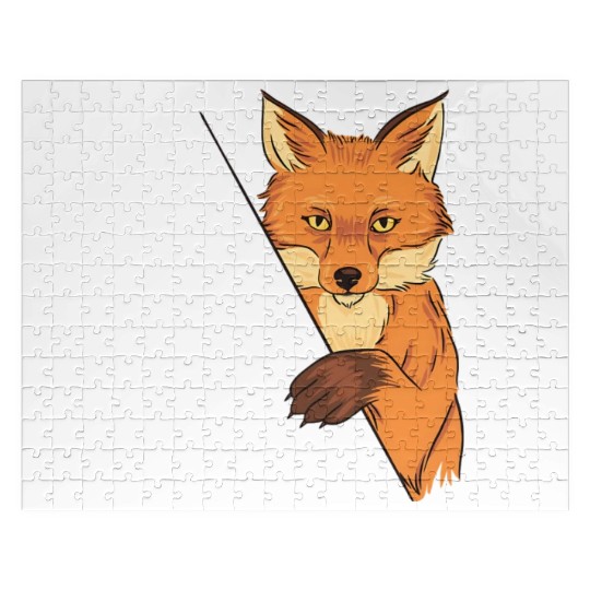 Red Fox Cartoon Animal Kingdom Nature Jigsaw Puzzles
