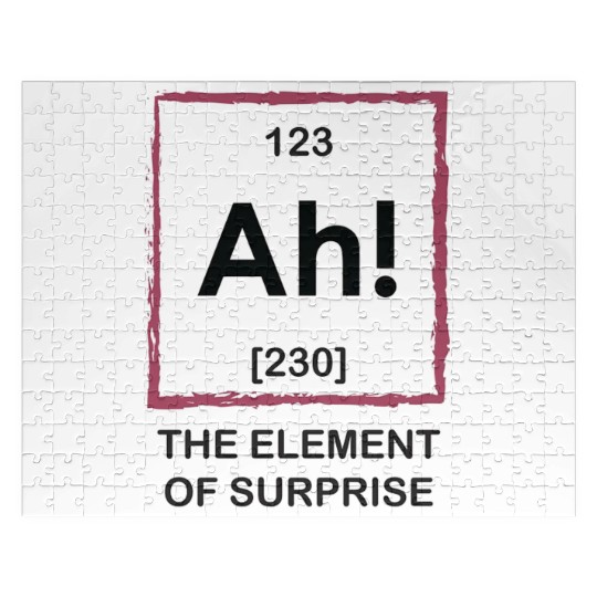 Ah The Element Of Surprise Jigsaw Puzzles