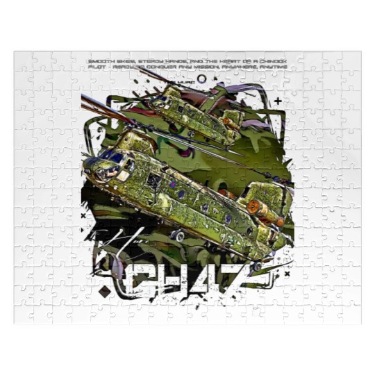 CH-47 Chinook helicopter Jigsaw Puzzles