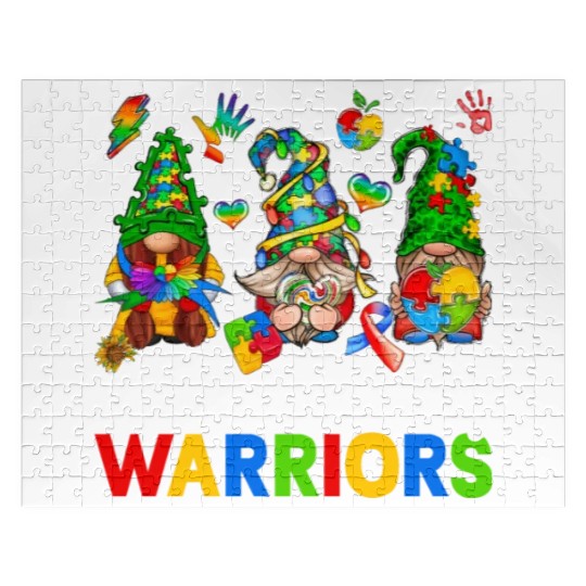 Autism Teacher Of Warriors Gnomes Jigsaw Puzzles