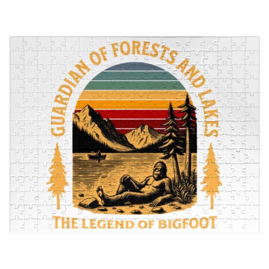 [SANG store] - Bigfoot retro Jigsaw Puzzles