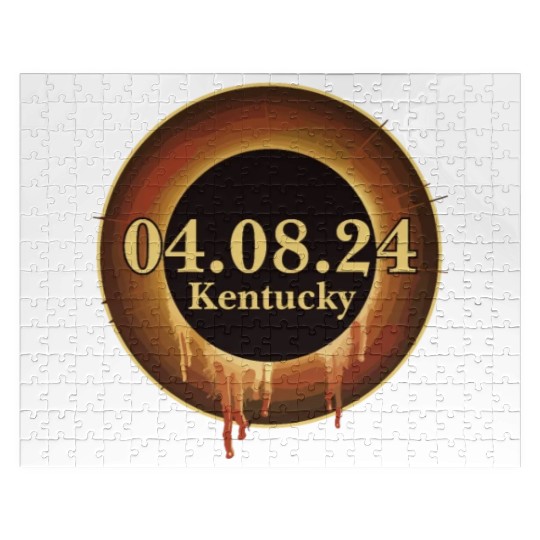 Total Solar Eclipse Path of Totality Kentucky Jigsaw Puzzles