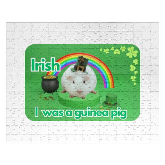 Irish I was a guinea pig Jigsaw Puzzles