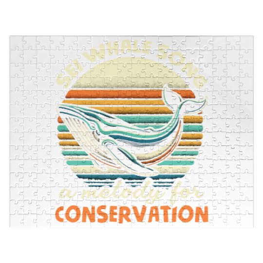 Endangered Species Sei Whale Animal Rights Jigsaw Puzzles