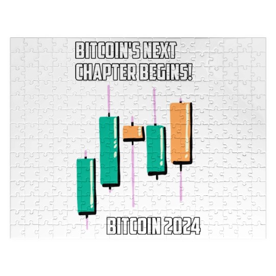 Bitcoin 2024 BitcoinHalving Bitcoin's Next Chapter Jigsaw Puzzles