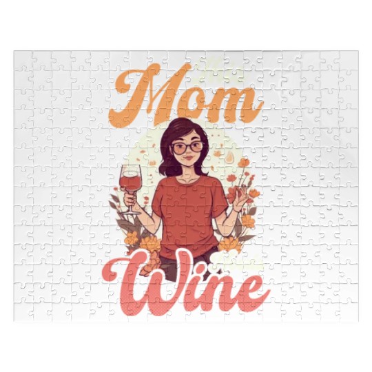 Mothers Day This Mom Needs Wine Jigsaw Puzzles