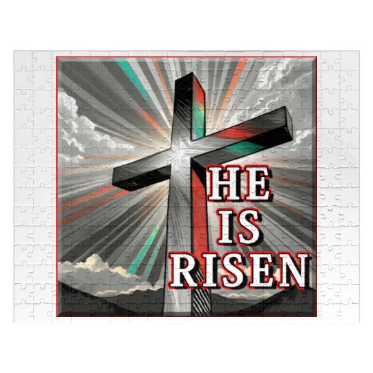 Cross, He is Risen - 2 Jigsaw Puzzles