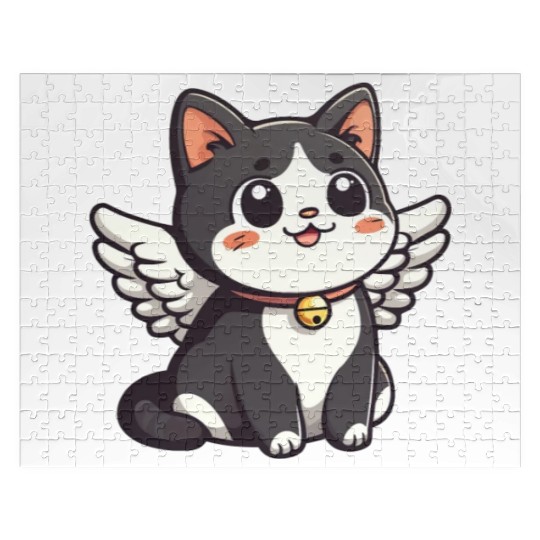Kawaii Cat Angel Jigsaw Puzzles