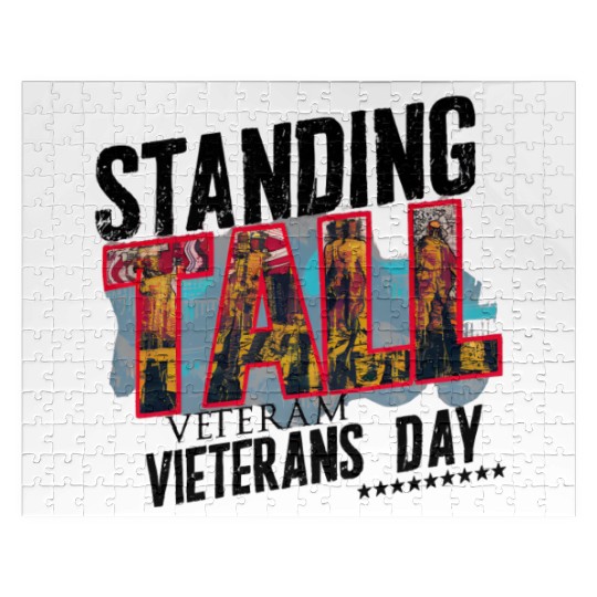 Vietnam Veterans Day: 'Standing Tall' Jigsaw Puzzles Design