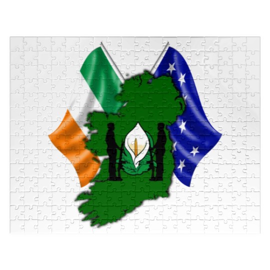 Irish Easter Lily - Designed in Ireland Jigsaw Puzzles