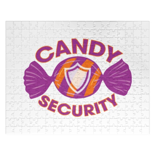 Candy Security Kids Parents Matching Birthday Jigsaw Puzzles