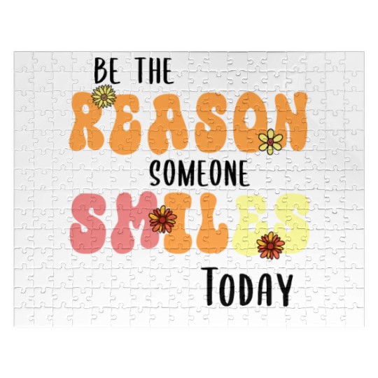 Be the Reason Someone Smiles Today Kindness Jigsaw Puzzles