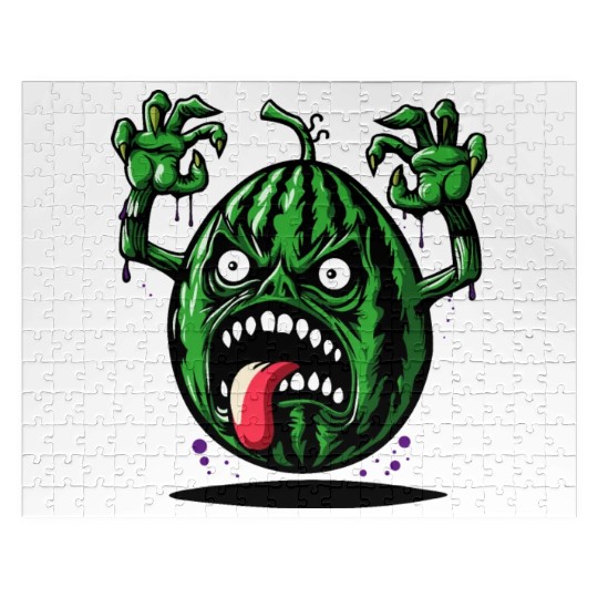 Watermelon Monster Floating Jigsaw Puzzles
