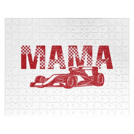 Racing Birthday Matching Family Race Car Pit Crew Jigsaw Puzzles