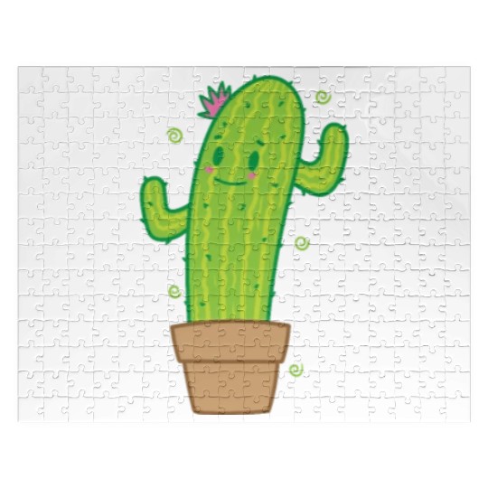 Cactus in Pot Plant Environment Jigsaw Puzzles
