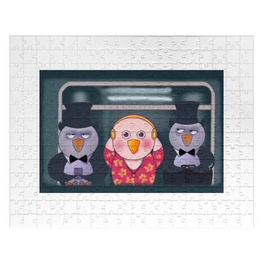 Penguin, think differently, be different - penguin Jigsaw Puzzles