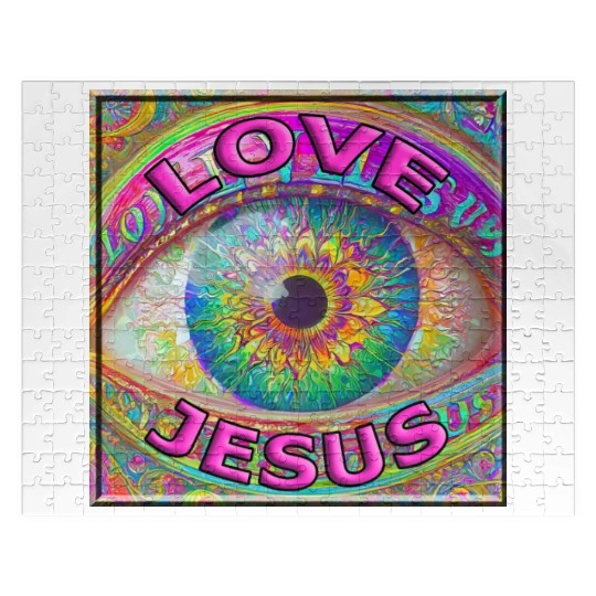 Eye (I) Love Jesus Jigsaw Puzzles