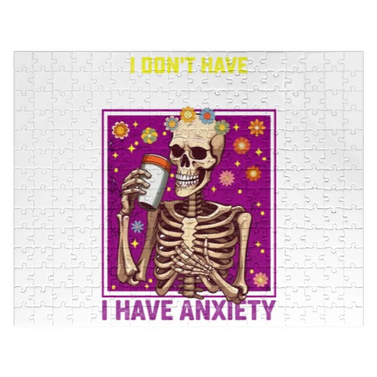 I Don't Have A Gender I Have Anxiety Non Binary Jigsaw Puzzles