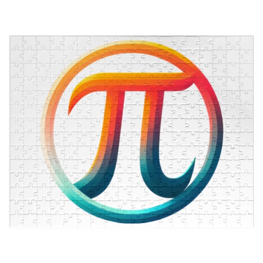 Pi Day Nerd Geek Love Math Pi Symbol Kids Men Jigsaw Puzzles