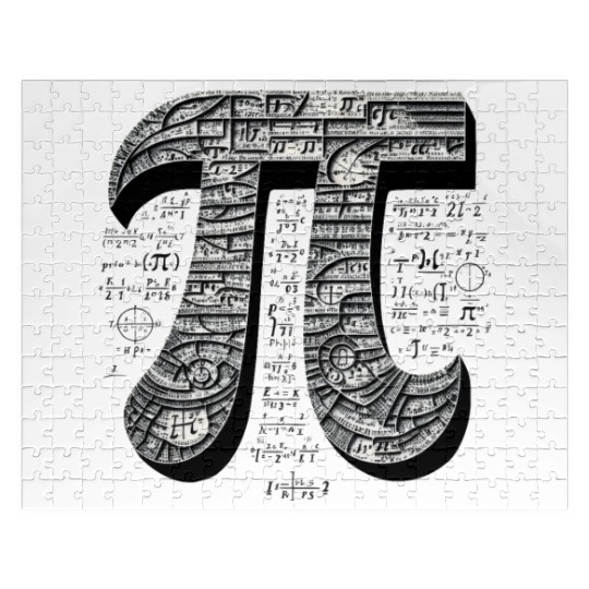 Pi Day Nerd Geek Love Math Pi Symbol Kids Men Jigsaw Puzzles