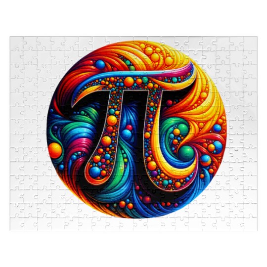 Pi Day Nerd Geek Love Math Pi Symbol Kids Men Jigsaw Puzzles