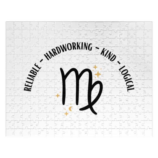 Virgo Zodiac Sign Design: Reliable, Hardworking Jigsaw Puzzles