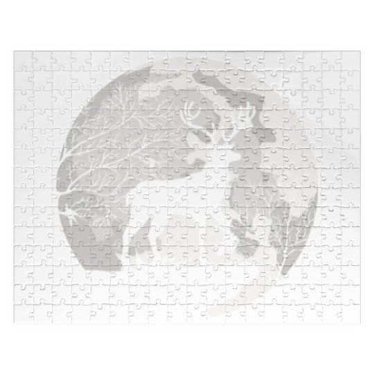 MOON DEER DESIGN Jigsaw Puzzles