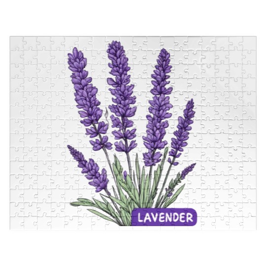Lavender - Pot Label Jigsaw Puzzles