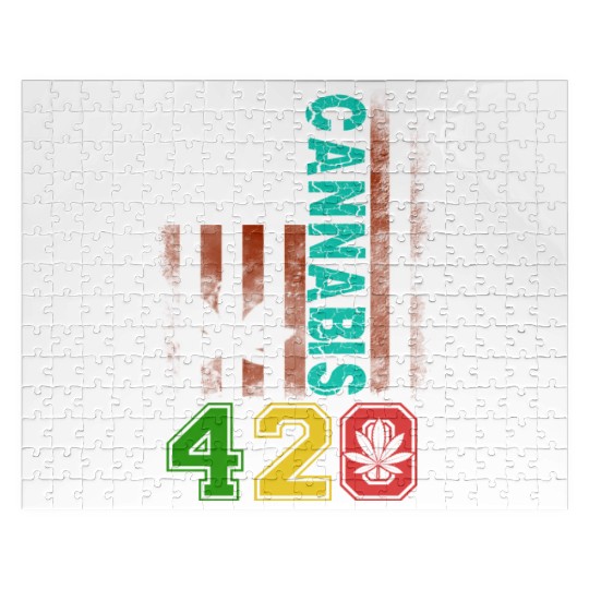 Amusing 420 American Herb Weed Marijuana Design Jigsaw Puzzles