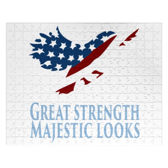 Great Strength Majestic Looks - eagles of death Jigsaw Puzzles