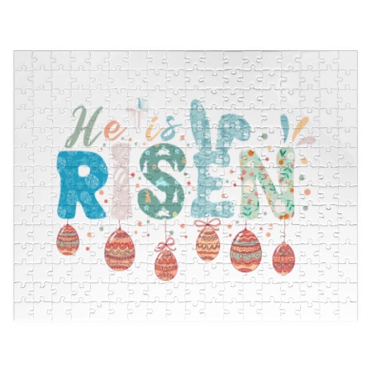 He Is Risen Easter Celebration Theme Jigsaw Puzzles