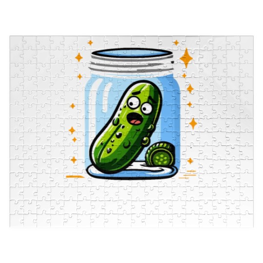Pickle Lover Funny Pickle Dill pickle Pickled Jigsaw Puzzles