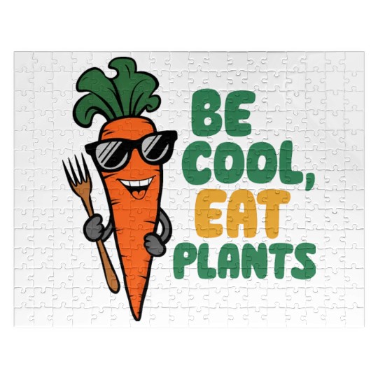 Cool Carrot In Sunglasses Jigsaw Puzzles